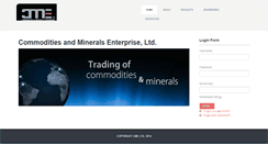 Desktop Screenshot of cmeltd.com